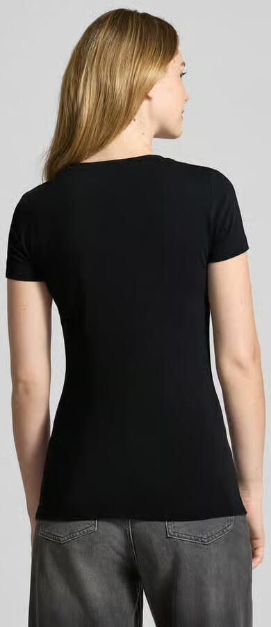 Guess Slim fit T-shirt met strass-steentjes