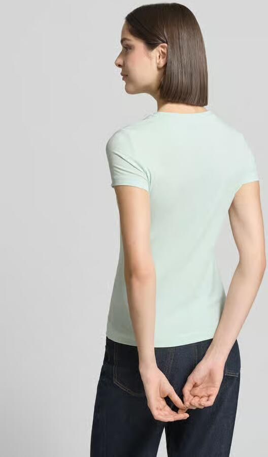 Guess slim fit T-shirt met strass-steentjes