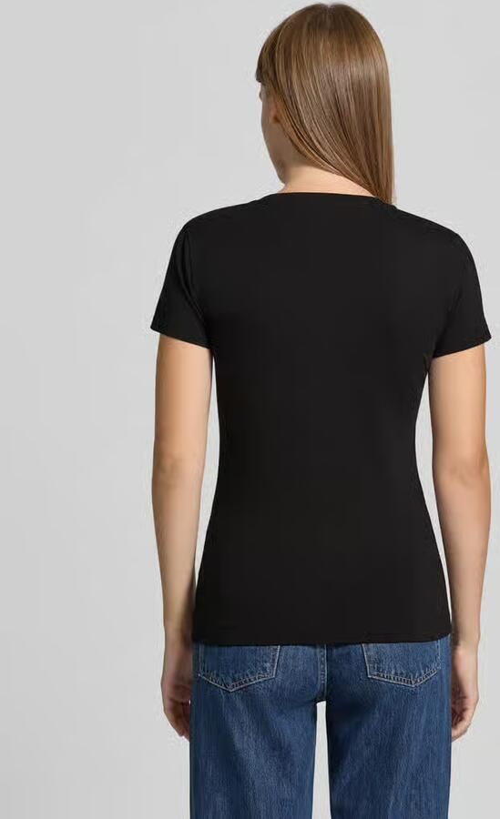 Guess slim fit T-shirt van elastische katoenmix model 'SAVANNA' - Foto 2