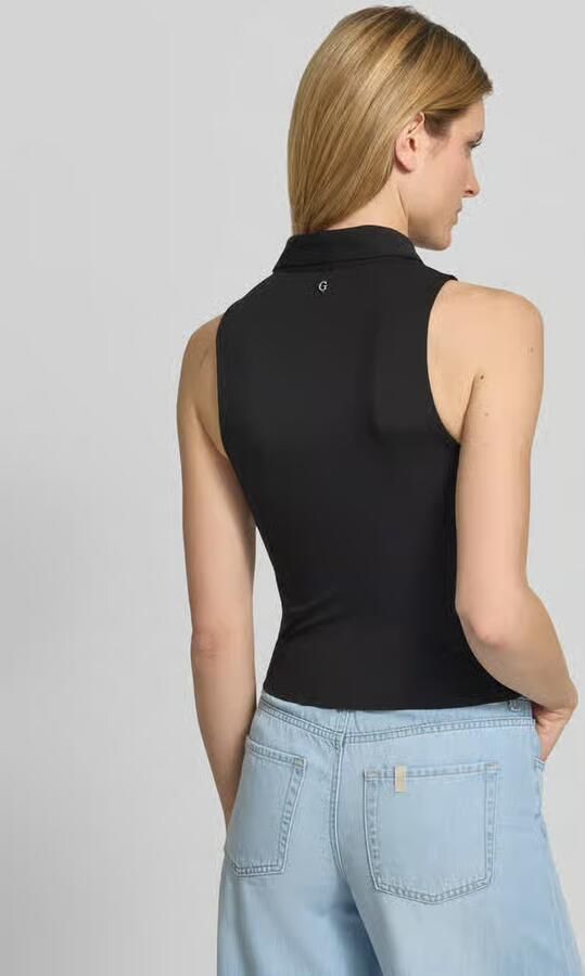 Guess slim fit top van lyocellmix model 'Robyn' - Foto 2