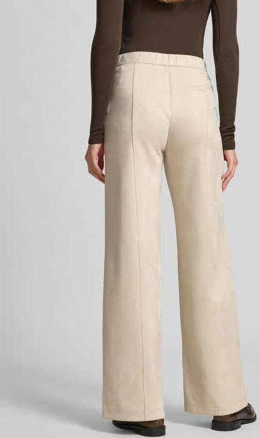 Guess Stoffen broek met bandplooien