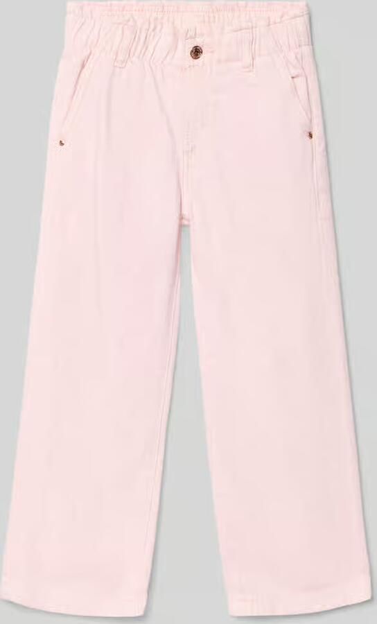 Guess Straight fit jeans met elastische band model 'Palazzo'