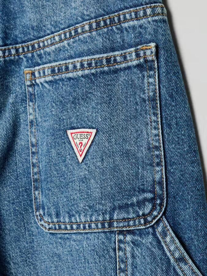 Guess Straight fit Jeans met gestikt logo - Foto 2