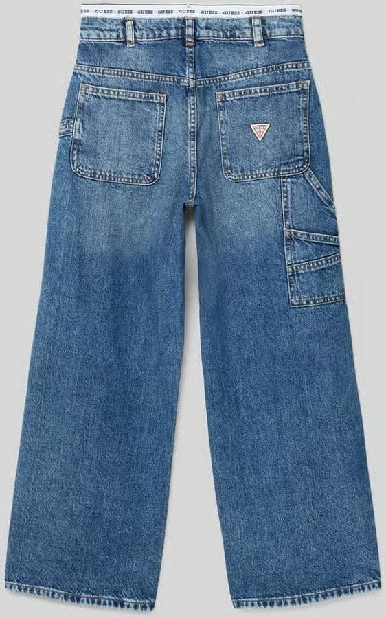 Guess Straight fit Jeans met gestikt logo - Foto 2