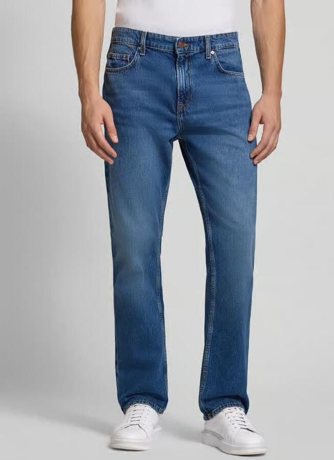 Guess straight fit jeans van puur katoen model 'Rodeo' - Foto 3