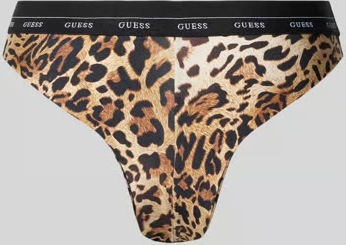 Guess String met elastische band met label model 'JANE'