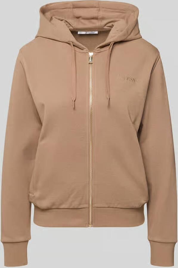 Guess Sweatjack met capuchon en labelstiksel