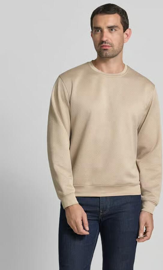 Guess sweatshirt in all-over look met ronde hals - Foto 4