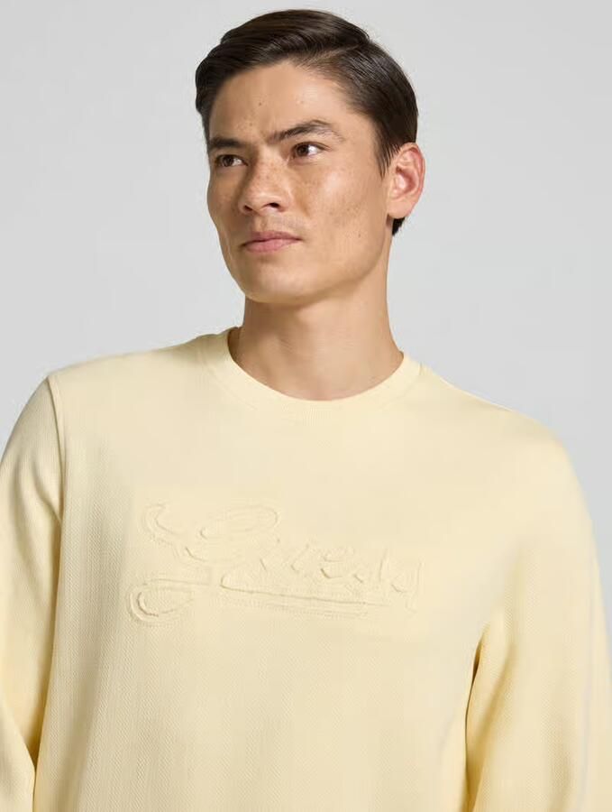 Guess sweatshirt met logo en ronde hals