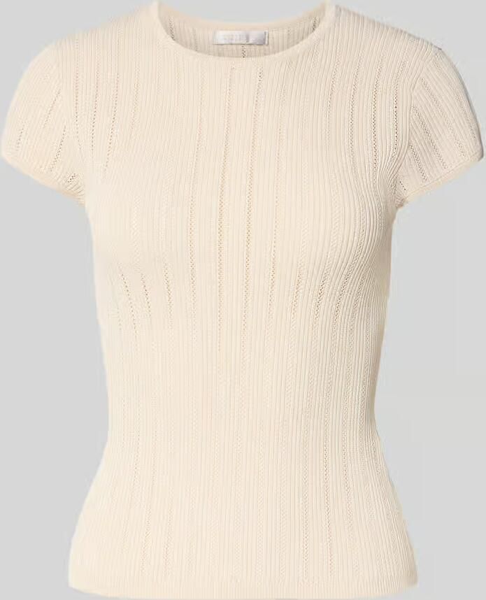 Guess T-shirt in pointellelook met ronde hals - Foto 2