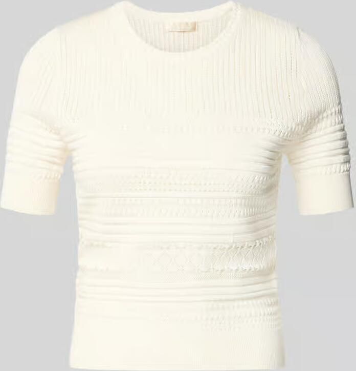 Guess T-shirt in tricotlook met ronde hals - Foto 2