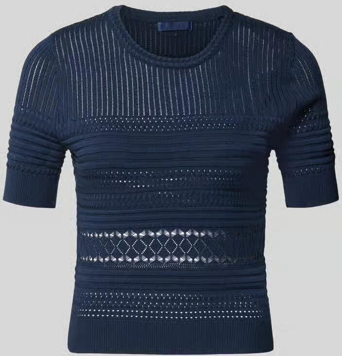 Guess T-shirt in tricotlook met ronde hals - Foto 2