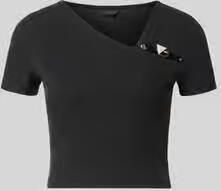 Guess T-shirt met asymmetrische hals model 'KAROLE'