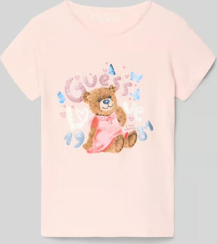 Guess T-shirt met labeldetail