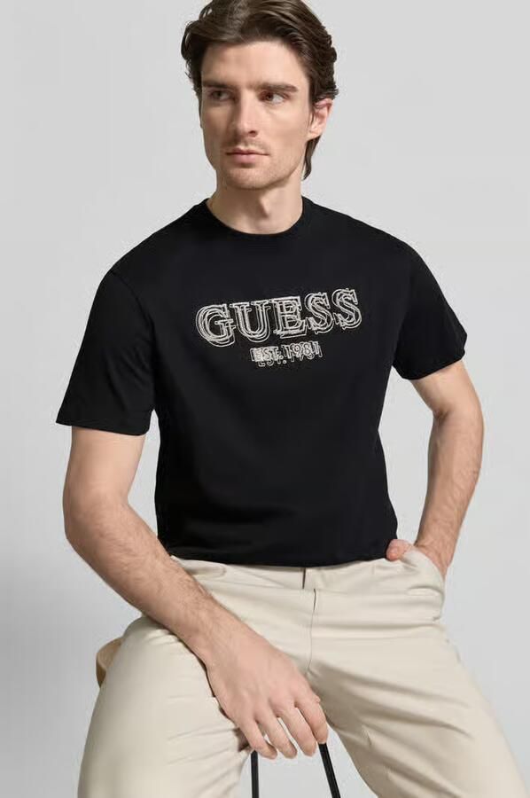 Guess T-shirt met labeldetail - Foto 2