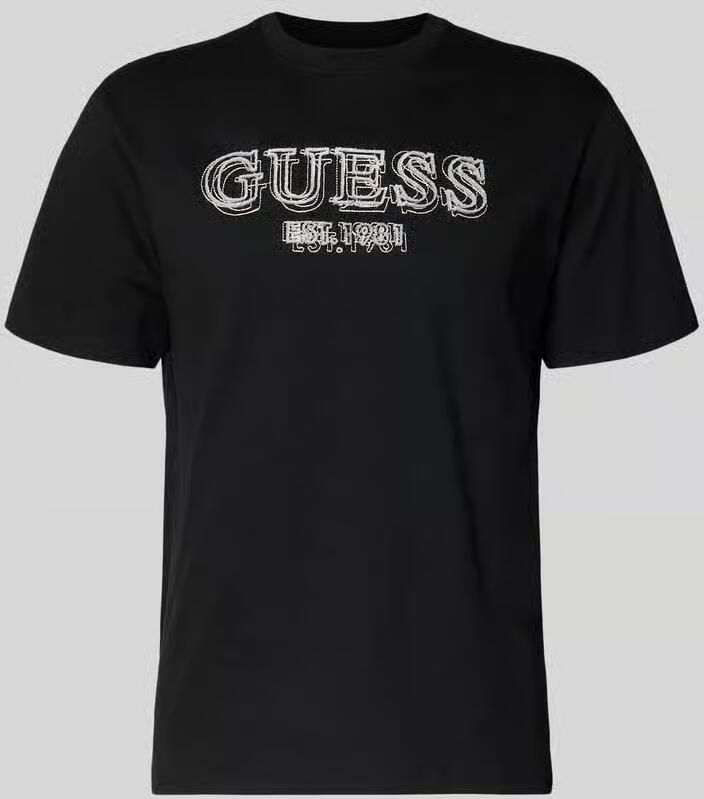 Guess T-shirt met labeldetail