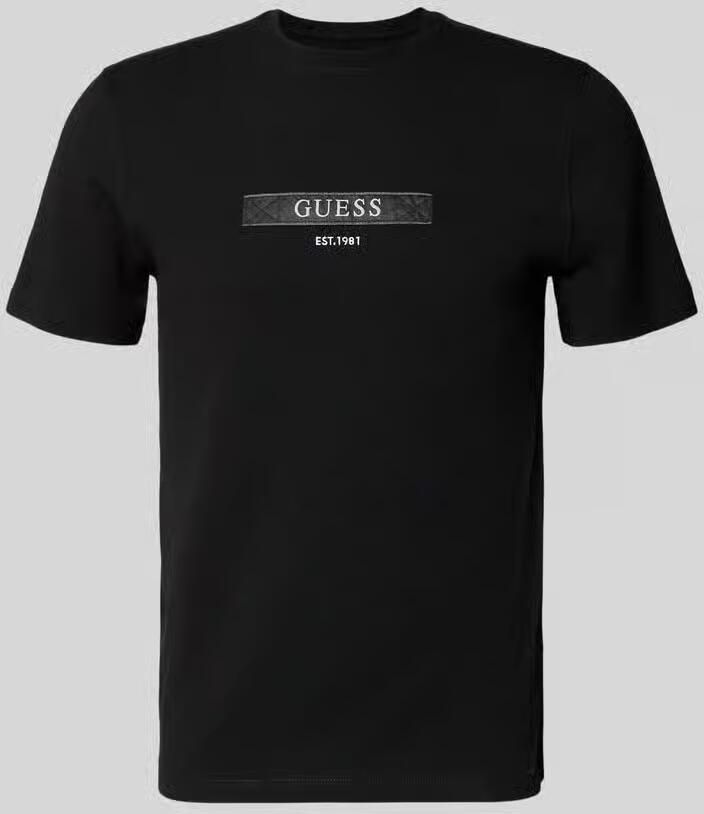 Guess T-shirt met labeldetail