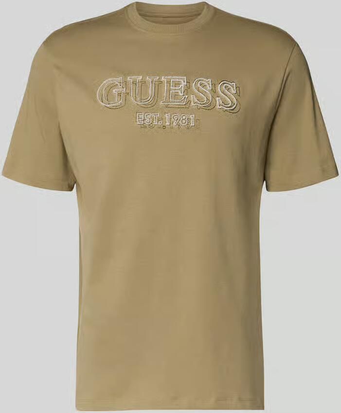 Guess T-shirt met labeldetail