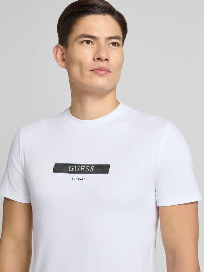 Guess T-shirt met labeldetail - Foto 2