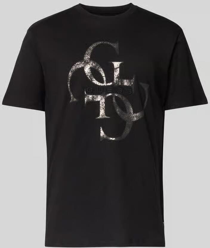 Guess T-shirt met labeldetail