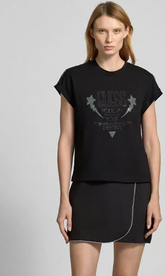 Guess Katoenen T-shirt Black Dames - Foto 3