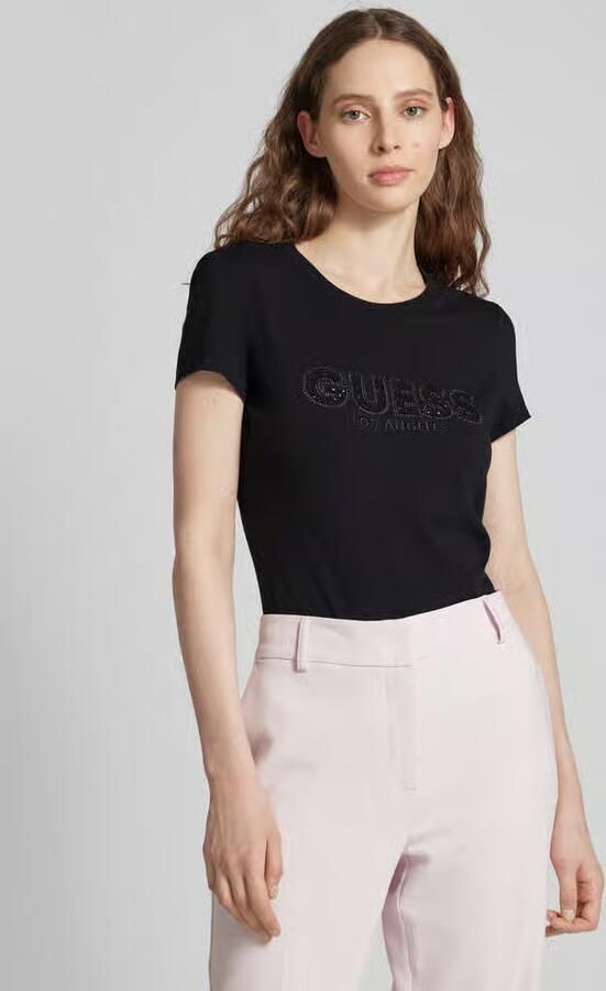 Guess Sangallo Dames T-shirt Lente Zomer Collectie Black Dames - Foto 2
