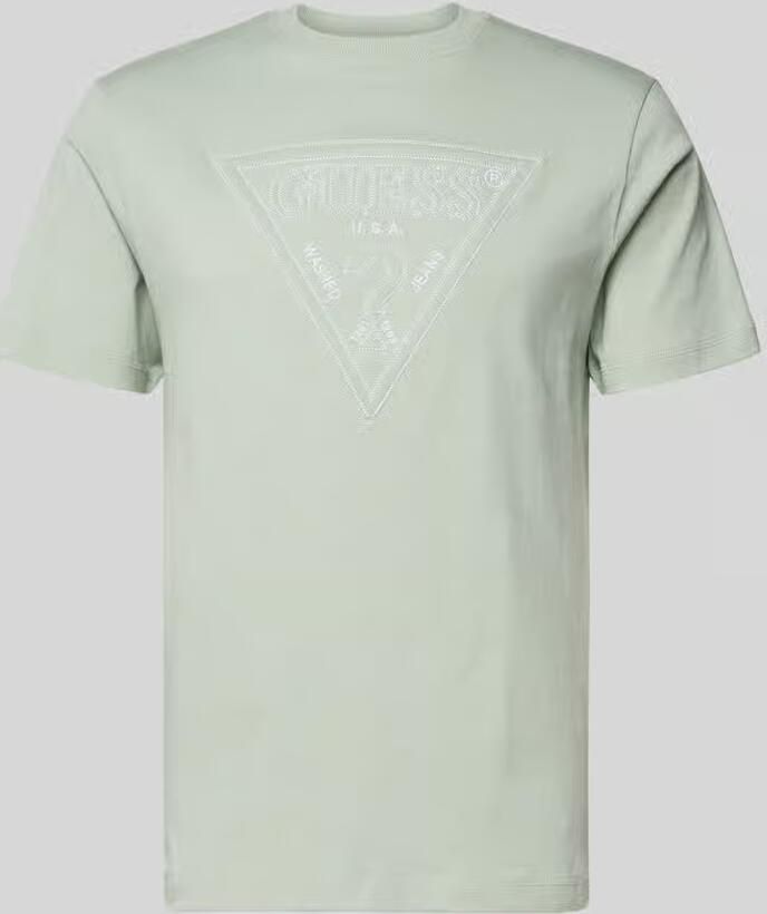 Guess T-shirt met logo en ronde hals - Foto 2
