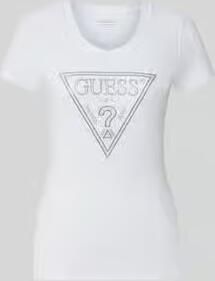 Guess T-shirt Korte Mouw SS CN SHINY TRIANGLE W5RI11 J1314 - Foto 2