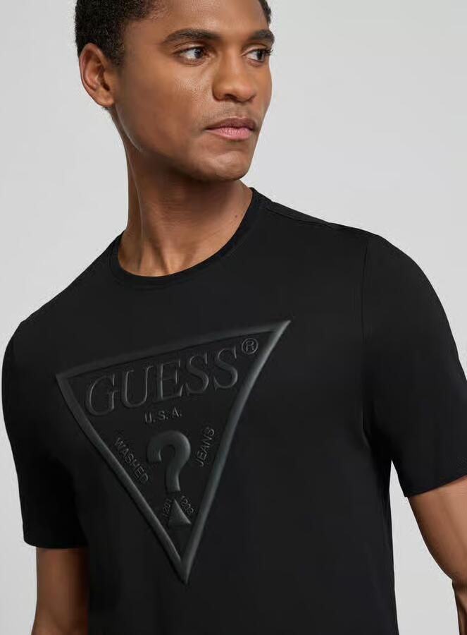 Guess T-shirt met logo en ronde hals