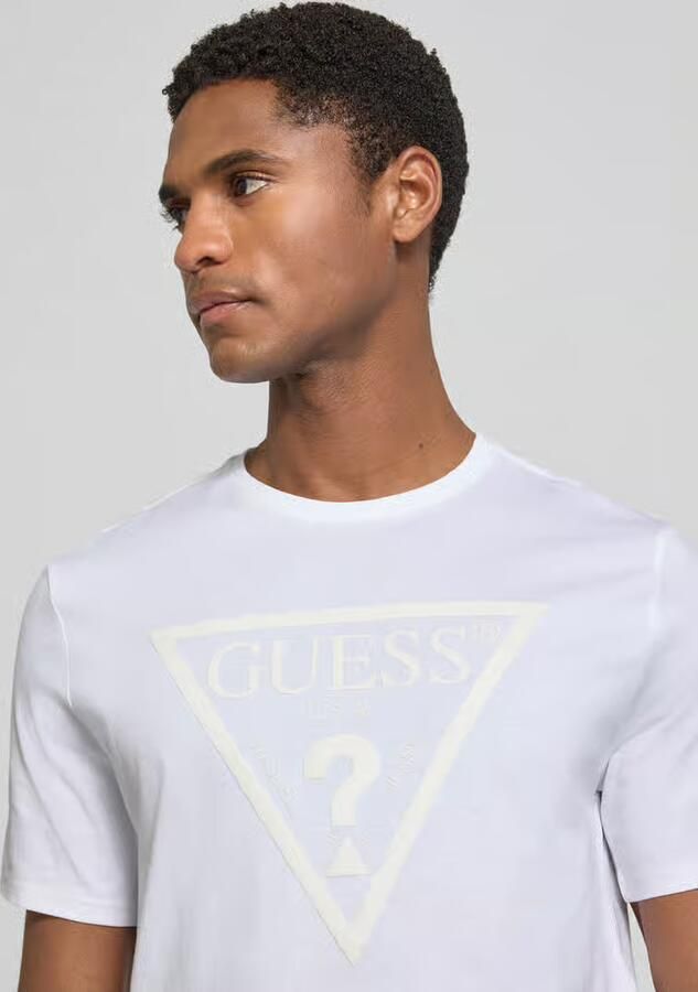 Guess T-shirt met logo en ronde hals