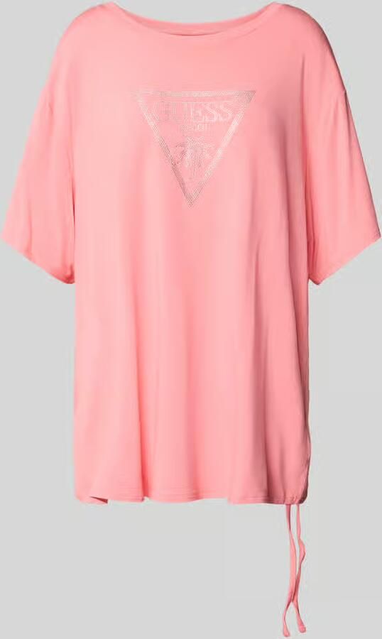 Guess T-shirt met logoprint Model 'COULISSE' - Foto 3