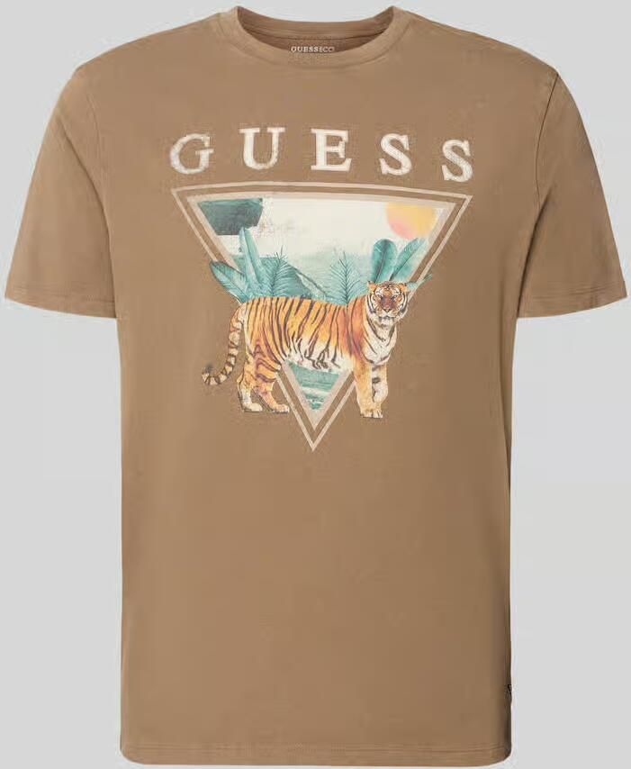 Guess t-shirt met motiefprint model 'TIGER SPIRIT' - Foto 2