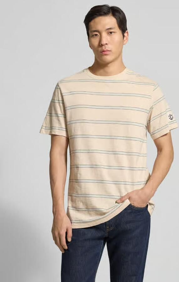 Guess t-shirt met ronde hals en labelpatch - Foto 2
