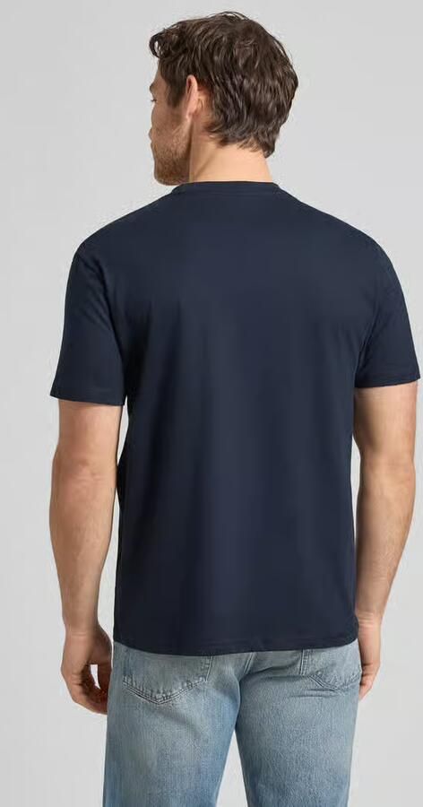 Guess T-shirt met ronde hals en labelstitching - Foto 3