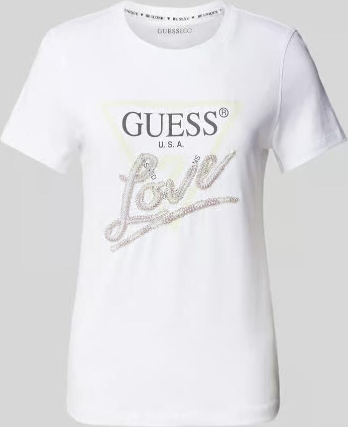 Guess T-shirt Korte Mouw CN SS LOVE TRIANGLE W5GI05 I3Z14 - Foto 2
