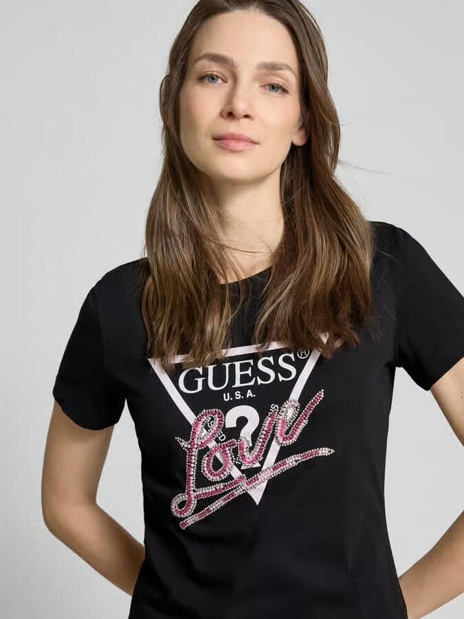 Guess T-shirt Korte Mouw CN SS LOVE TRIANGLE W5GI05 I3Z14 - Foto 3