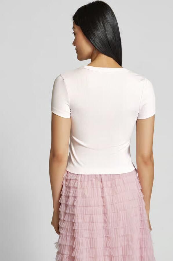 Guess T-shirt met siersteentjes