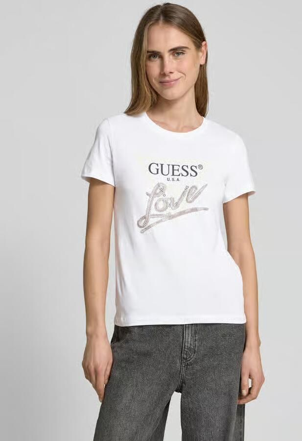 Guess T-shirt Korte Mouw CN SS LOVE TRIANGLE W5GI05 I3Z14 - Foto 3