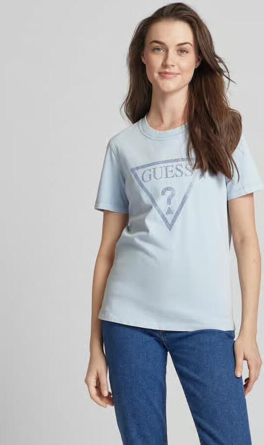 Guess Korte Mouw T-shirt Blue Dames - Foto 2