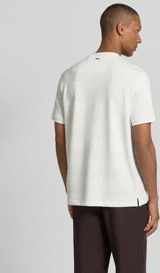 Guess T-shirt met structuurpatroon en ronde hals - Foto 2