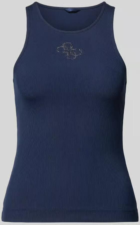 Guess Tanktop in riblook met logo - Foto 2