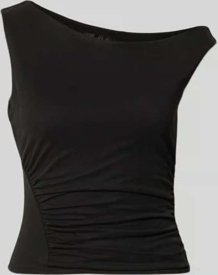 Guess Top van viscosemix met rimpelingen model 'SHIRRING ILIANA'