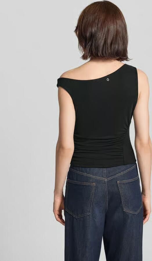 Guess Top van viscosemix met rimpelingen model 'SHIRRING ILIANA'