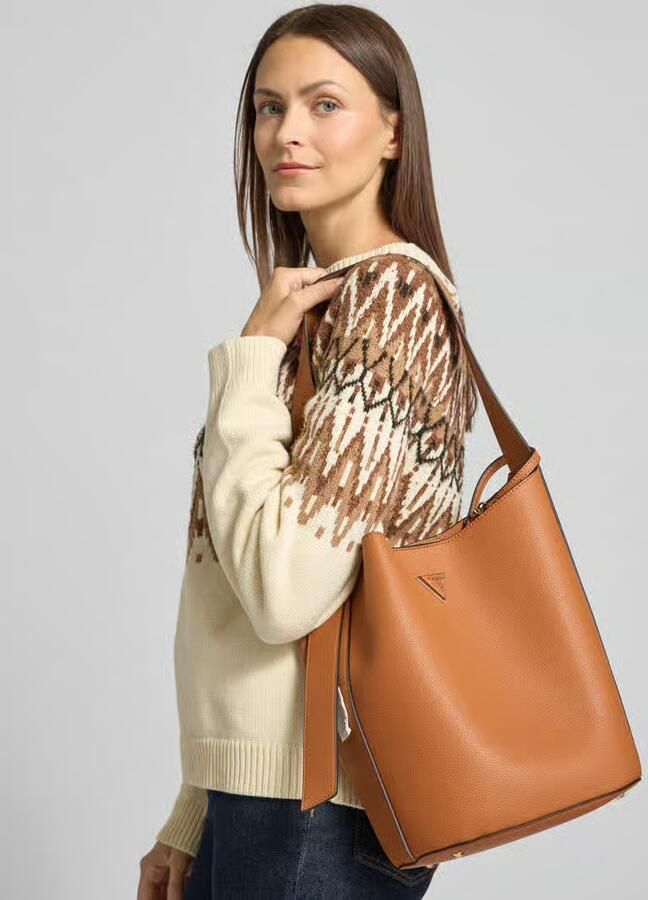 Guess Tote bag met labeldetail - Foto 2