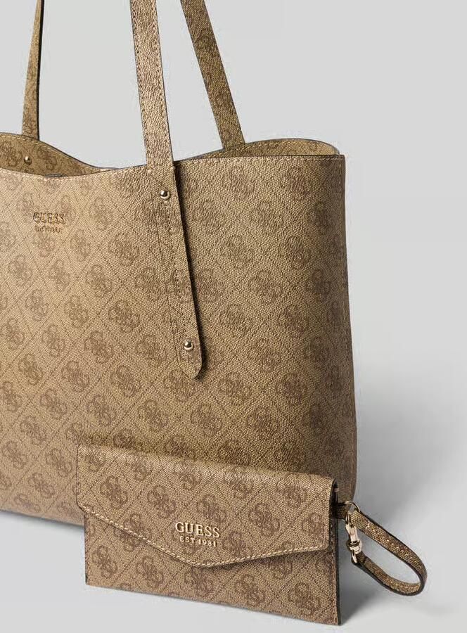 Guess Handtas met labelapplicatie model 'BRENTON TOTE' - Foto 3