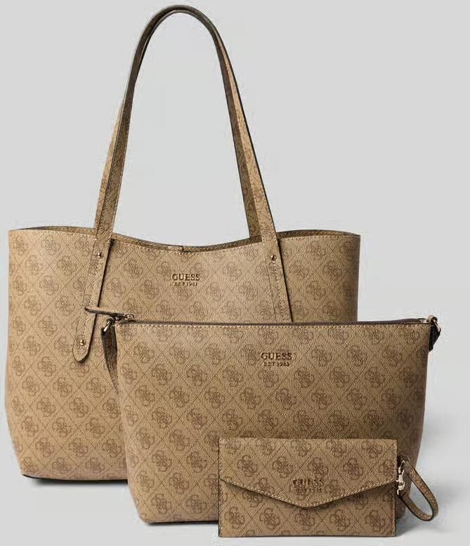 Guess Handtas met labelapplicatie model 'BRENTON TOTE' - Foto 5