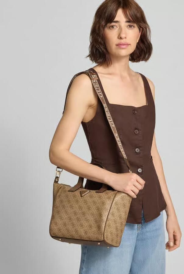Guess Tote tas met all-over logoprint model 'Follie' - Foto 2