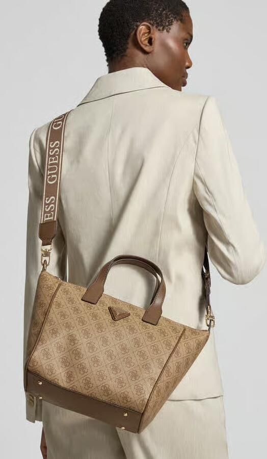 Guess Tote tas met all-over logoprint model 'Follie' - Foto 3