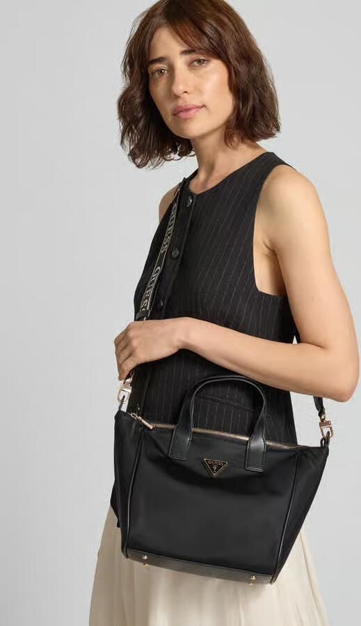 Guess Handtas met labelapplicatie model 'FOLLIE SMALL TOTE' - Foto 2