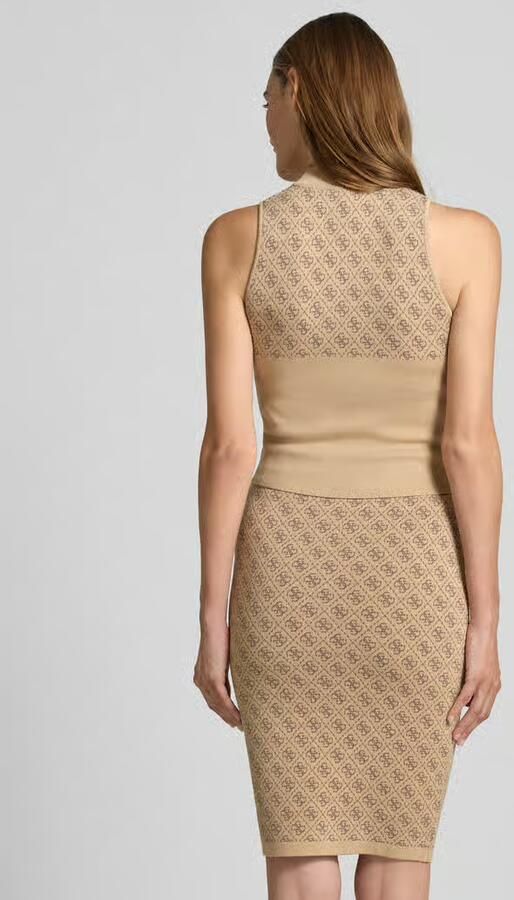 Guess Tricottop met opstaande kraag model 'LISE'